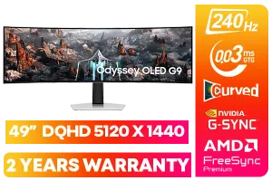 Samsung Odyssey G93SC 49 240Hz Gaming Monitor